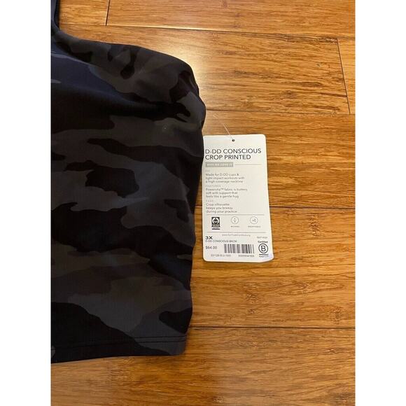 Athleta Camo Crop Top‎ Sleeveless Athletic Tank Top Activewear  Size? - Picture 6 of 8
